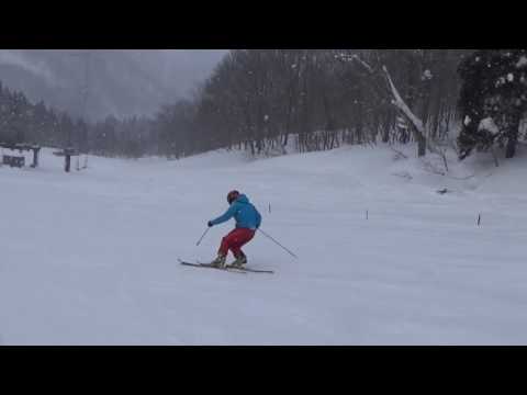 my ever best telemark turn long,short,bumps 2017 0216