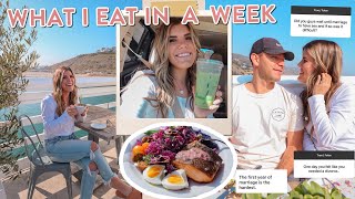 What I Eat In a WEEK! Realistic Healthy Meal Ideas + *TMI* Q&amp;A