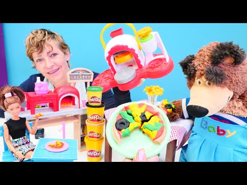 Play Doh Schule mit Nicole Kompilation - 4 Folgen am Stück. Play Doh Spielzeug Videos für Kinder