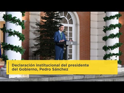 [EN DIRECTO] Sánchez comparece desde la Moncloa para explicar el cambio en el Gobierno central