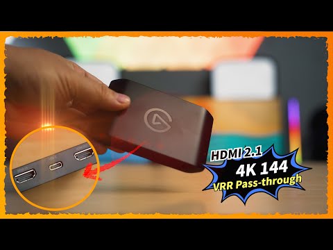 엘가토 4K X 캡처보드, 맥OS와 호환성이 좋고 4K 환경에서 144 프레임을 지원하고 VRR 패스스루를 지원하는 USB 캡처카드.