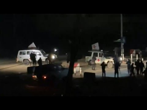 Red Cross convoy with six Israeli hostages onboard crosses Rafah border to Egypt | AFP