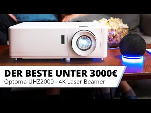 Kompakter 4K HDR 3D Beamer - Optoma UHZ2000. hell, kompakt, leise
