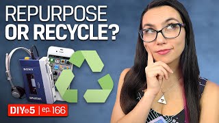 Repurposing or Recycling Old Electronics 💻♻ DIY in 5 Ep 166