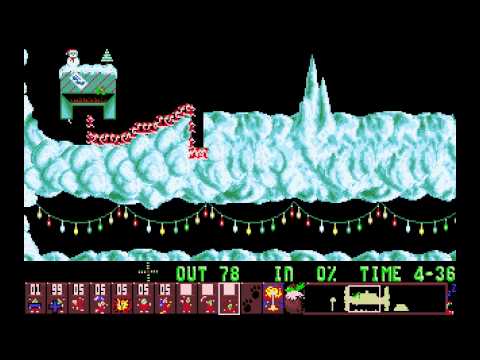 Xmas Lemmings 1992 Amiga