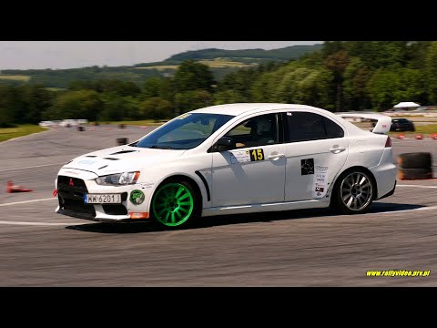 OŚKA JACEK - MITSUBISHI LANCER EVO X - WWTECH SuperOES 6 Runda Tor Kielce 15-06-2024