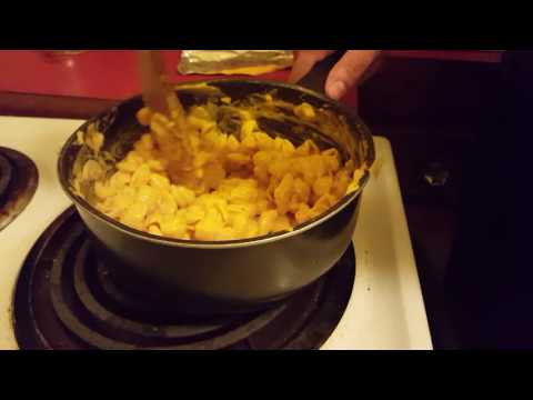 Stirring macaroni