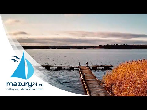 Timelapse z Wioski Rowerowej, jezioro Bełdany