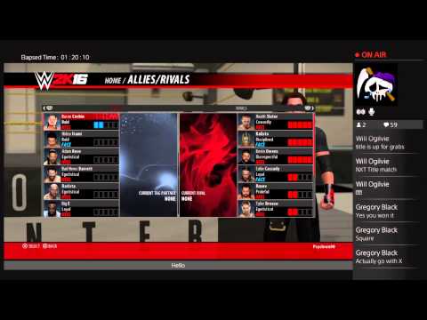 WWE 2K16 - My Career Mode with Sherman Samson Livestream Episode 4