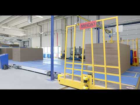 MINDA | Großformattransport in der Maschinenzuführung