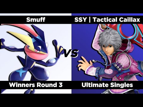 Super Smash Qwertz #12 - Winners Round 3 - Smuff (Greninja) vs. SSY | Tactical Caillax (Shulk)