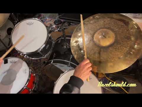 Hand Hammered Turkish Prototype Deep Hammered 1/2 Raw 1/2 Brilliant Thin Ride 20” 1904 g