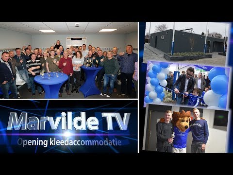 Video-verslag opening kleedaccommodatie.
