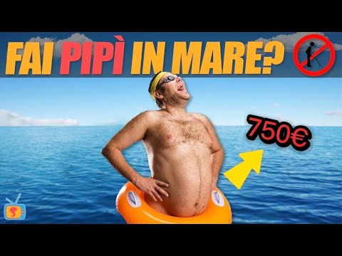 Pipì in mare: gli effetti sull’ambiente