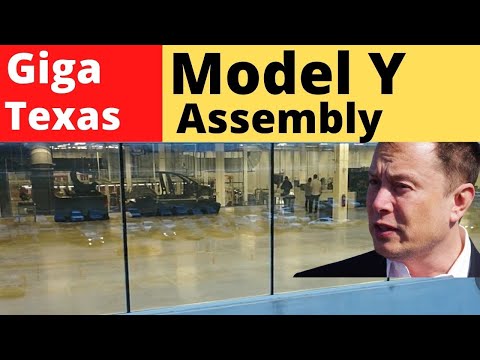 BREAKING! Tesla Giga Texas Sneak Peak of Model Y's Assembly on the Ground Floor