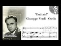 Fragment of Beniamino Gigli's Otello (Rare recording!)