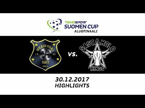 Highlights: Merikoski SBT vs. Sastamolo Kings (30.12.2017) Suomen Cup - Aluefinaali