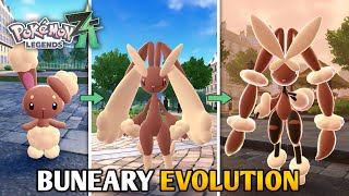 How To Evolve Buneary Into Lopunny | Mega Lopunny  In Pokemon Legends: Z-A