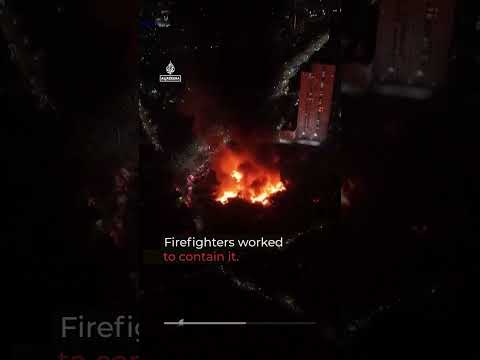 Massive fire engulfs Jakarta market leaving hundreds homeless