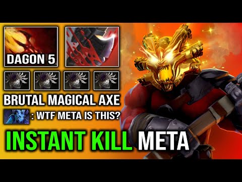 INSTANT Chop Enemy Down | WTF Dagon 5 Axe Brutal Magic 100% NEW META 7.30 Dota 2