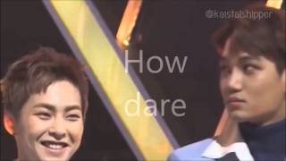 [ KAISTAL / 카이스탈 ] Kai &amp; EXO reactions when they heard that Haejin likes Krystal