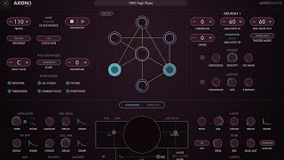 Video thumbnail for AudioDamage AXON 3 AUv3 | Brilliant Drum synthesizer for iOS iPad | Coming soon | Master Randomizer by ObXession