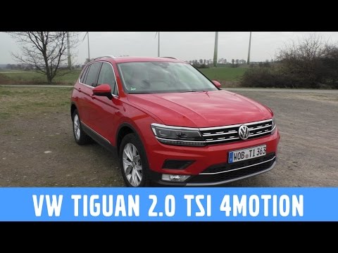 VW Tiguan 2.0 TSI Highline 4 Motion DSG (132 kW) - Test, review and driving report / test drive