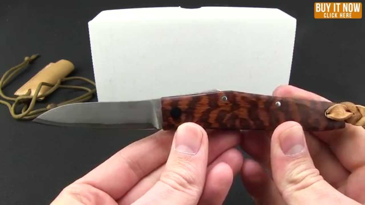 Hiroaki Ohta Knives OFF-S Friction Folder Knife Snakewood (2.375" VG-10 San Mai)