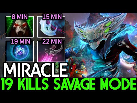 MIRACLE [Morphling] Intense Game 19 Kills Savage Mode Dota 2