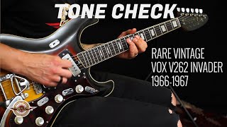 Video thumbnail for TONE CHECK: Vintage '66-'67 Vox Invader Electric Guitar Demo | No Talking by Cream City Music