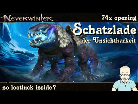 NEVERWINTER: 74x Schatzlade der Unsichtbarkeit öffnen - Showcase Opening - Playstation Loot deutsch