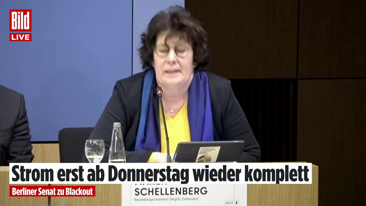 STROMAUSFALL BERLIN: Regierender Bürgermeister Kai Wegner zum Blackout