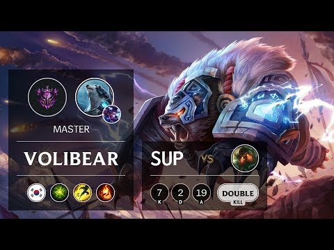 Volibear Support vs Nautilus - KR Master Patch 9.20