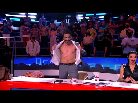 Juan del Val se rompe la camisa por Pocholo y muestra sus pectorales - El Desafío