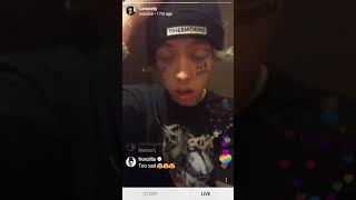 Lil Xan live "Rest In Peace to Xxxtentacion"