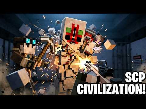 HO DISTRUTTO LA STATUA SCP! Minecraft SCP CIVILIZATION