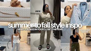 Style Haul: Summer to Fall Inspo | Must-Have Pieces, Affordable Transition Looks + Zara & More