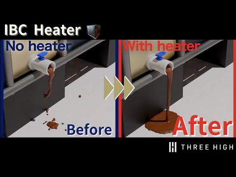 IBC Container Heater - Before and After Demonstration！