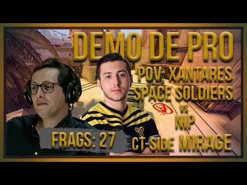[PT] zorlaK Analisa: PoV XANTARES - SPACE SOLDIERS vs NIP - MIRAGE (CT SIDE) [Demo de Pro]