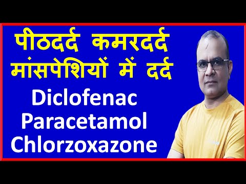 Diclofenac paracetamol chlorzoxazone tablets