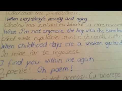 Learn Romanian with Poems - 1 - A. Macedonski - (Romanian/English)