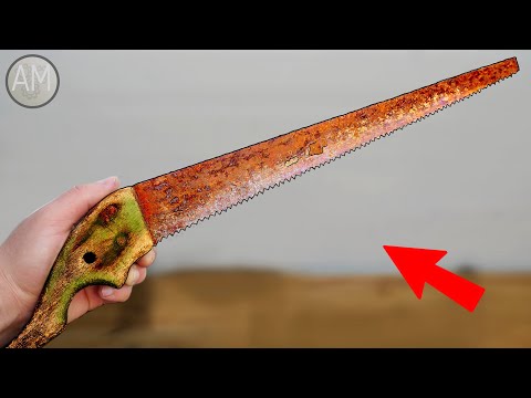 Antique Broken Pruning Saw Restoration
