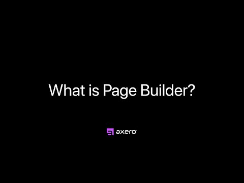 What is Page Builder? — Axero Solutions Intranet