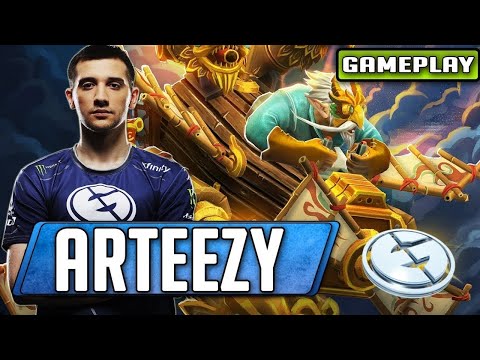 EG.Arteezy patch 7.25 Gyrocopter gameplay