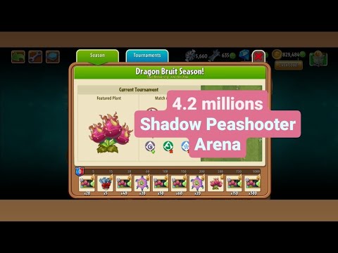 Plants vs zombies 2 arena  strategy this week |5.9 millions |Shadow Peashooter BOOSTERAma|#pvz2