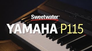 Video thumbnail for Yamaha P-115 Digital Piano Review by Sweetwater