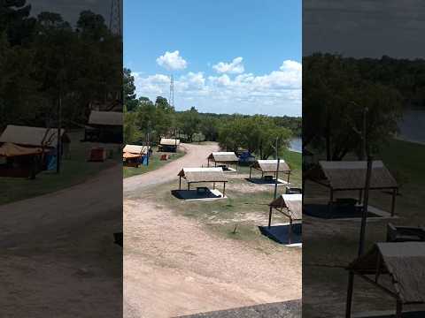Camping Policial , camping Municipal del pueblo de Ansina , puente sobre el Río Tacuarembó 🇺🇾 .