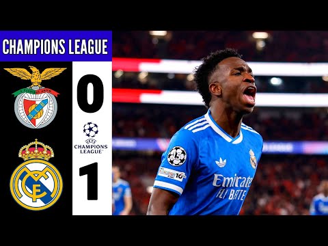 Benfica vs Real Madrid 0-1 Resumen y Goles | UEFA Champions League 2025/26