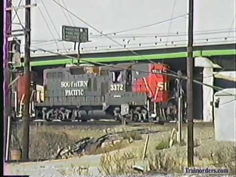 Classic Railroad Series 362 - SP and Santa Fe at Colton Crossing November 21, 1988