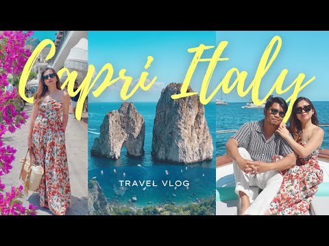 Capri Italy Boat Tour 🇮🇹 Blue Grotto, Anacapri & Monte Solaro | Amalfi Coast Vlog Part 3
